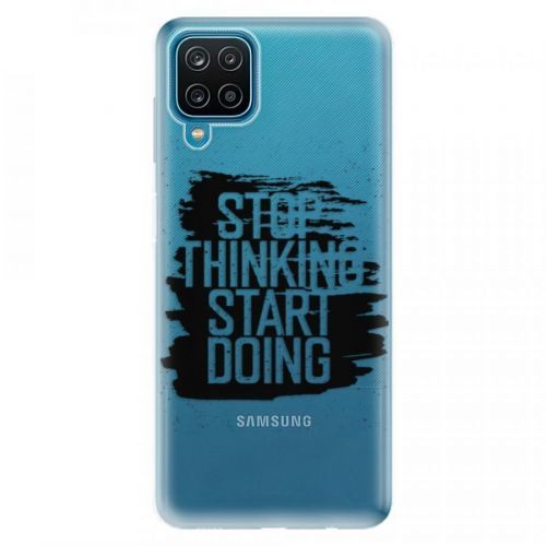 Odolné silikónové puzdro iSaprio - Start Doing - black - Samsung Galaxy A12