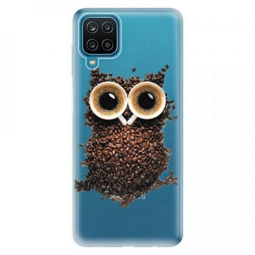 Odolné silikónové puzdro iSaprio - Owl And Coffee - Samsung Galaxy A12