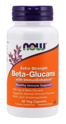 NOW Foods Beta-Glucans with ImmunEnhancer™ 60 kaps.