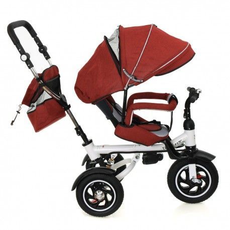 KX6628_5 DR Kočiarik trojkolka Trike fix Červená