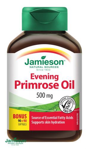 Jamieson Pupalkový olej s vitamínom E 500mg 90+90 kapsúl