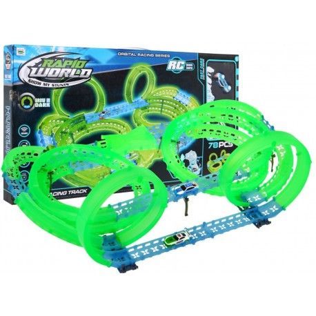 Autodráha svietiaca v tme - RAPID WORLD