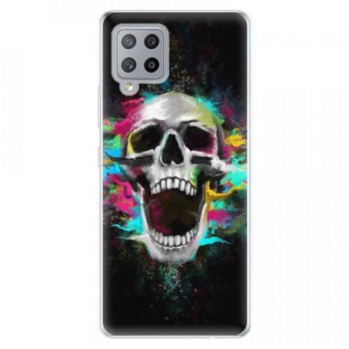Odolné silikónové puzdro iSaprio - Skull in Colors - Samsung Galaxy A42