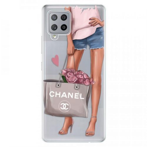 Odolné silikónové puzdro iSaprio - Fashion Bag - Samsung Galaxy A42
