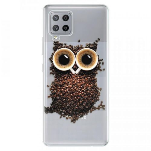 Odolné silikónové puzdro iSaprio - Owl And Coffee - Samsung Galaxy A42
