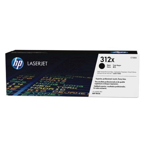 HP originál toner CF380X, black, 4400str., HP 312X, HP Color LaserJet Pro MFP M476dn, MFP M476dw, MFP M47, 720g, O