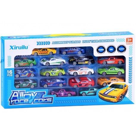 ZA2787 DR Autíčka Alby race cars 16 kusov