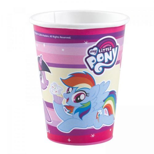 Amscan Poháre My Little Pony 250 ml 8 ks