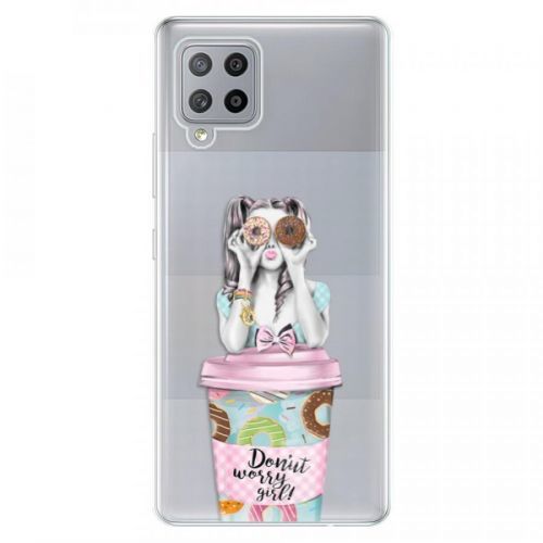 Odolné silikónové puzdro iSaprio - Donut Worry - Samsung Galaxy A42