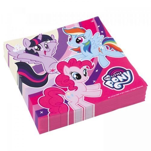 Amscan Servítky My Little Pony 33 x 33 cm 20 ks