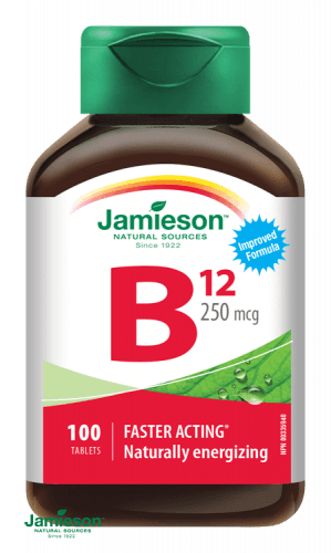 Jamieson Vitamín B12 250mcg 100 tabliet