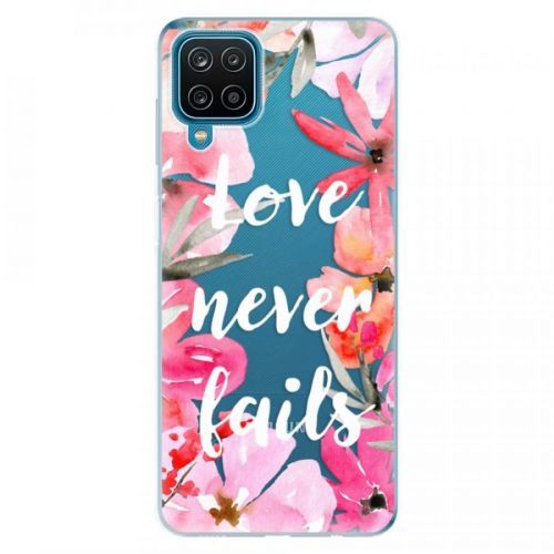 Odolné silikónové puzdro iSaprio - Love Never Fails - Samsung Galaxy A12
