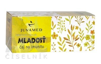 JUVAMED MLADOSŤ čaj na imunitu bylinný čaj v nálevových vreckách 20x1,5 g (30 g)