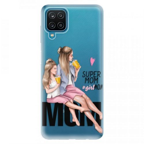 Odolné silikónové puzdro iSaprio - Milk Shake - Blond - Samsung Galaxy A12