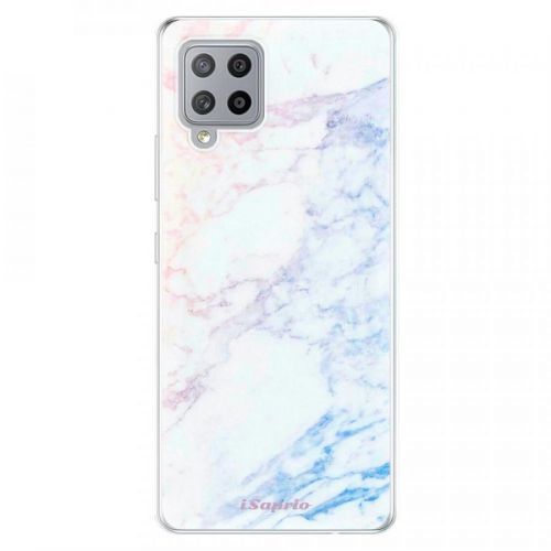 Odolné silikónové puzdro iSaprio - Raibow Marble 10 - Samsung Galaxy A42
