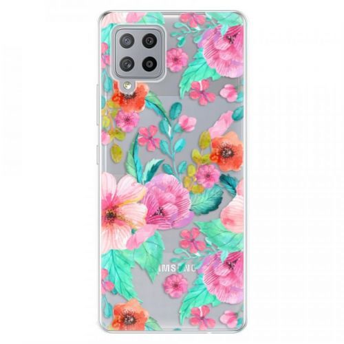 Odolné silikónové puzdro iSaprio - Flower Pattern 01 - Samsung Galaxy A42