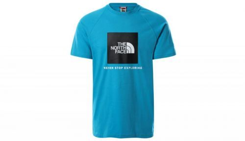 The North Face M Raglan Red Box Tee modré NF0A3BQOD7R