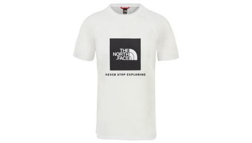 The North Face M S/S Rag Red Box Te Tnf White biele T93BQOFN4