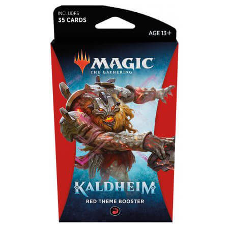 Wizards of the Coast Magic the Gathering Kaldheim Theme Booster - Red