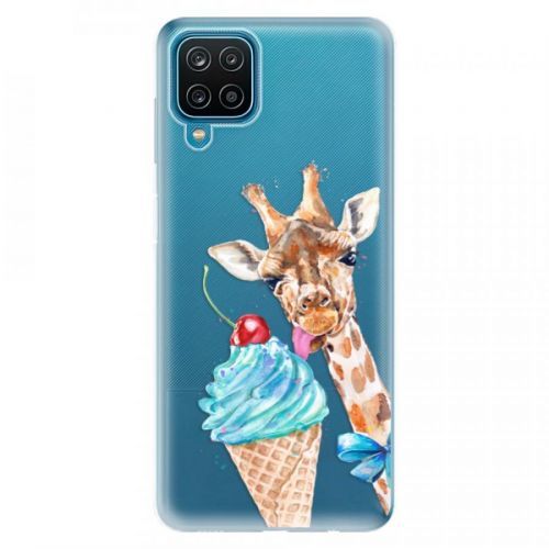 Odolné silikónové puzdro iSaprio - Love Ice-Cream - Samsung Galaxy A12