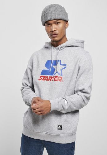 Urban Classics Starter Two Color Logo Hoody h.grey - S
