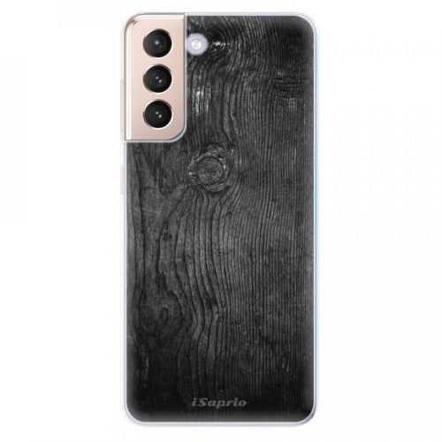 Odolné silikónové puzdro iSaprio - Black Wood 13 - Samsung Galaxy S21