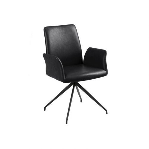 Křeslo Helen z EKO kůže černé