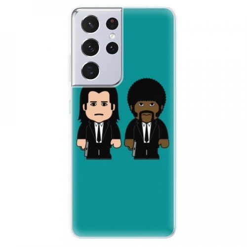 Odolné silikónové puzdro iSaprio - Pulp Fiction - Samsung Galaxy S21 Ultra
