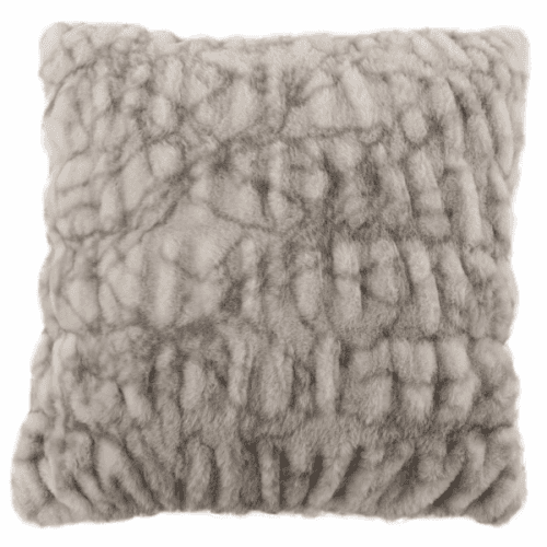 Polštář, světle šedá / vzor, 45x45, VANKE TYP 3