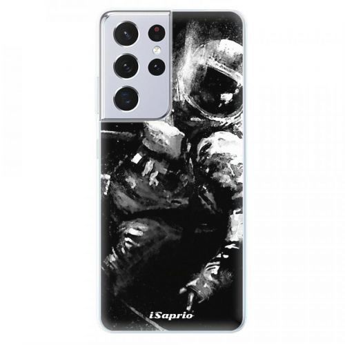 Odolné silikónové puzdro iSaprio - Astronaut 02 - Samsung Galaxy S21 Ultra