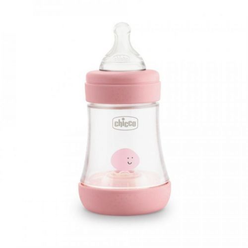 CHICCO Fľaša dojčenská Perfect 5 silikón, 150 ml dievča