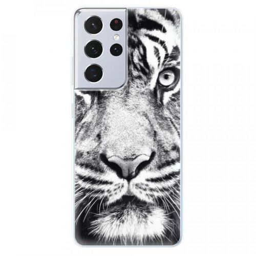 Odolné silikónové puzdro iSaprio - Tiger Face - Samsung Galaxy S21 Ultra