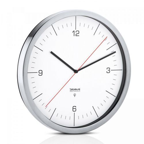 Nástenné hodiny CRONO biele Ø 30,5 cm