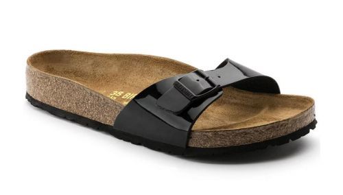 Birkenstock Madrid Birko-Flor Patent čierne 40301