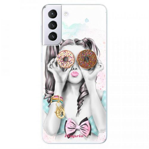 Odolné silikónové puzdro iSaprio - Donuts 10 - Samsung Galaxy S21+