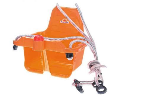 MIKRO TRADING Hojdačka s klaksónom červená