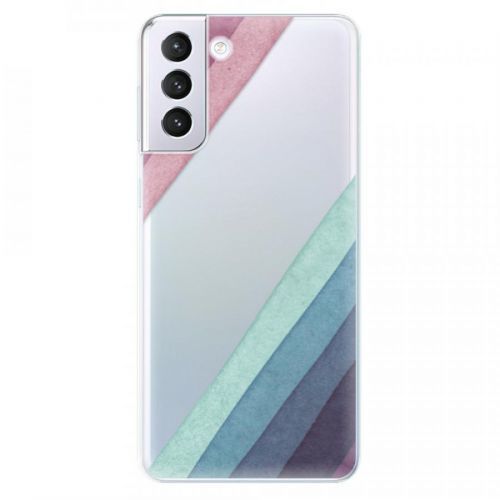 Odolné silikónové puzdro iSaprio - Glitter Stripes 01 - Samsung Galaxy S21+