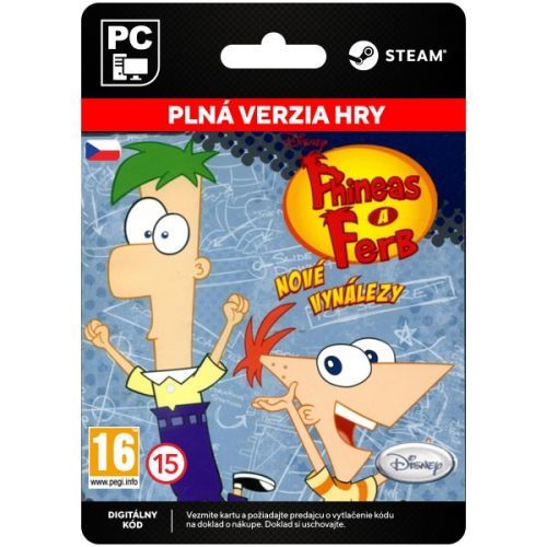 Phineas a Ferb: Nové vynálezy CZ [Steam] PC digital