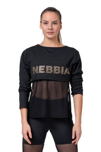 Nebbia Intense Mesh Tričko 805 čierne variant: L