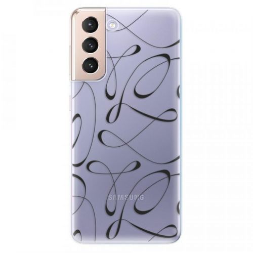 Odolné silikónové puzdro iSaprio - Fancy - black - Samsung Galaxy S21