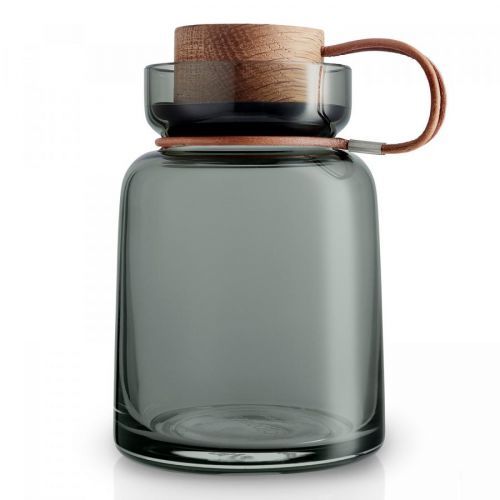 Dóza na potraviny z dymového skla Silhouette 0,7 l