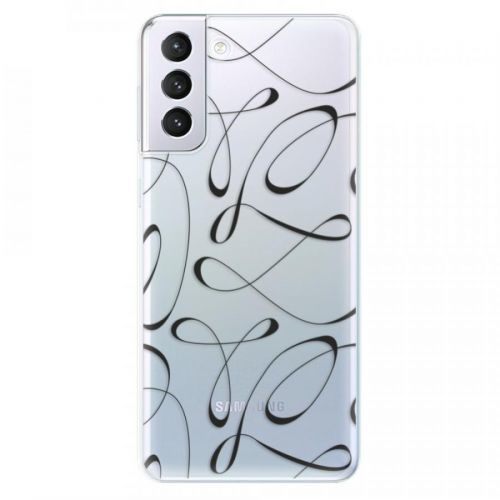 Odolné silikónové puzdro iSaprio - Fancy - black - Samsung Galaxy S21+