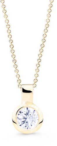 Cutie Jewellery Minimalistický prívesok zo žltého zlata Z8005-40-10-X-1