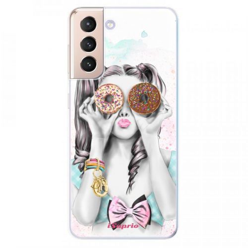 Odolné silikónové puzdro iSaprio - Donuts 10 - Samsung Galaxy S21
