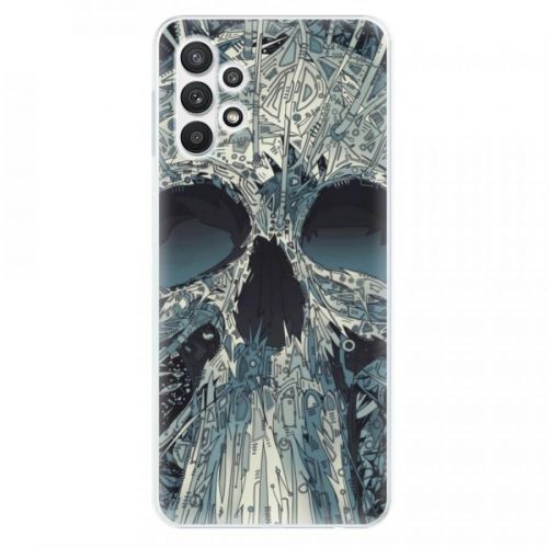 Odolné silikónové puzdro iSaprio - Abstract Skull - Samsung Galaxy A32 5G
