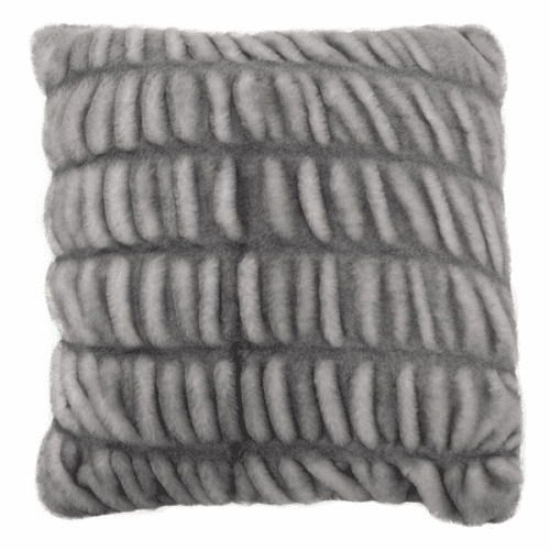 Polštář, šedá / vzor, 45x45, VANKE TYP 4