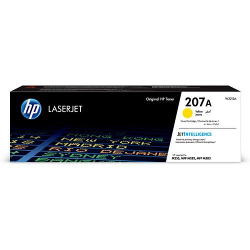 HP originál toner W2212A, yellow, 1250str., HP 207A, HP Color LaserJet Pro M255, MFP M282, M283, O