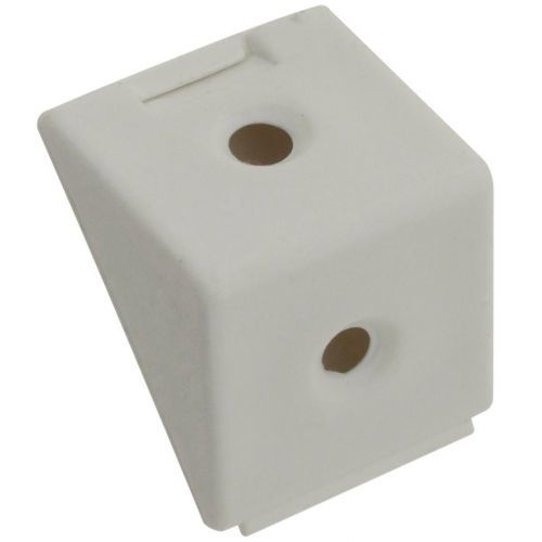 Uholník plastový malý - biely 12 ks.