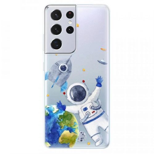 Odolné silikónové puzdro iSaprio - Space 05 - Samsung Galaxy S21 Ultra