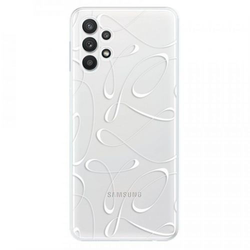 Odolné silikónové puzdro iSaprio - Fancy - white - Samsung Galaxy A32 5G